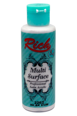 Rich Multi Surface 120 cc Akrilik Boya - Rich Islak Kum 2262 Hobi Boyası