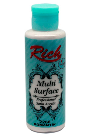 Rich Multi Surface 120 cc Akrilik Boya - Rich Romantik 2266 Hobi Boyası