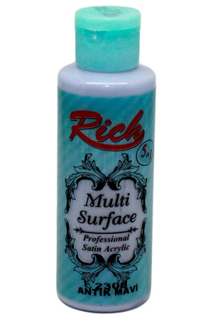 Rich Multi Surface 120 cc Akrilik Boya - Antik Mavi 2306